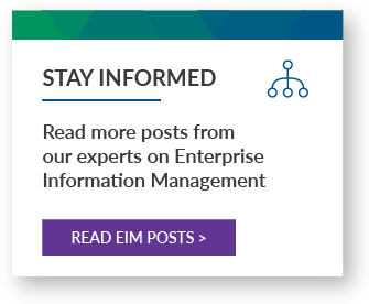 Read Our Enterprise Information Management Posts