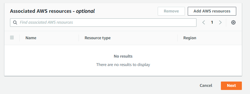 AWS Amplify Contentful NextJS tutorial add AWS resources screenshot