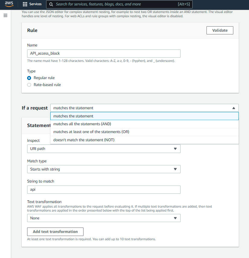 AWS Amplify Contentful NextJS tutorial complex access block screenshot