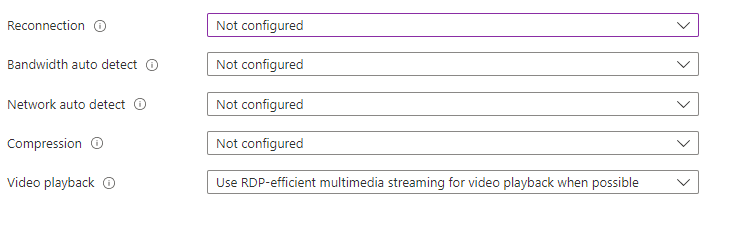 Azure Virtual Desktop Session Behavior