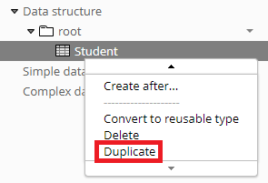 duplicate existing elements