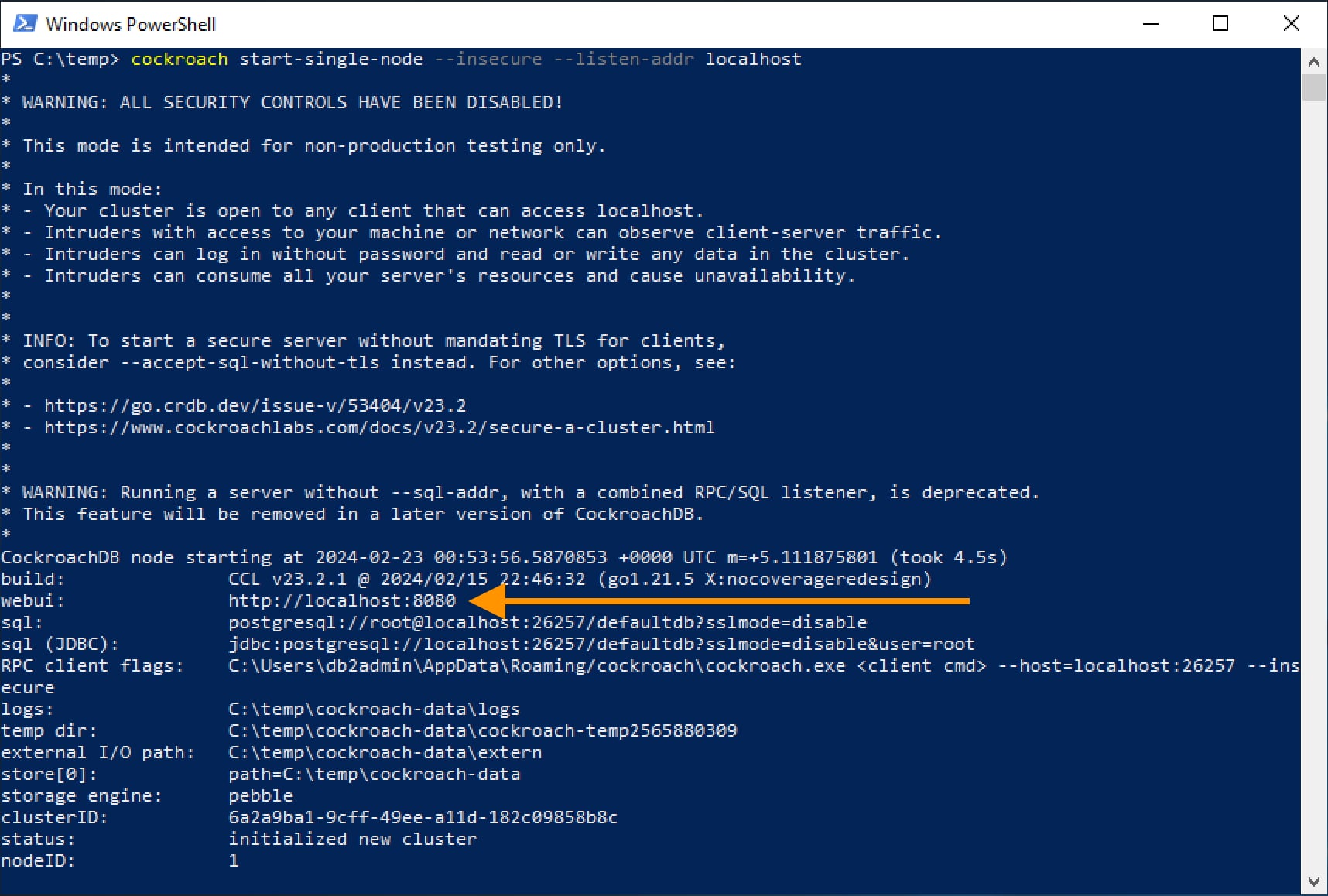How to Build a CockroachDB Sandbox on Windows XTIVIA