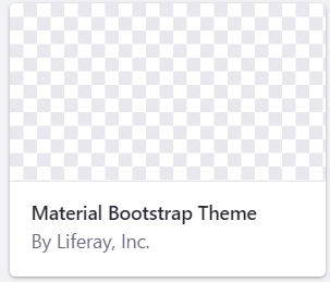 look and feel change current theme to material bootstrap