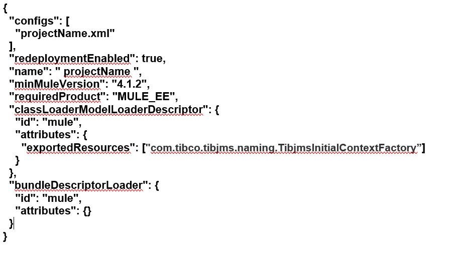 mule artifact json 4