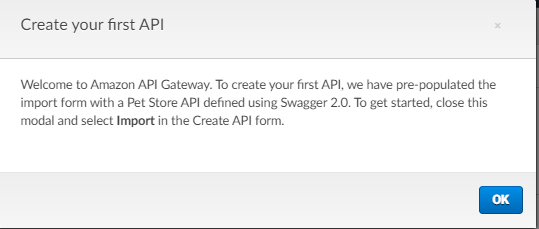NodeJS AWS Lamda API Gateway tutorial create example API screenshot